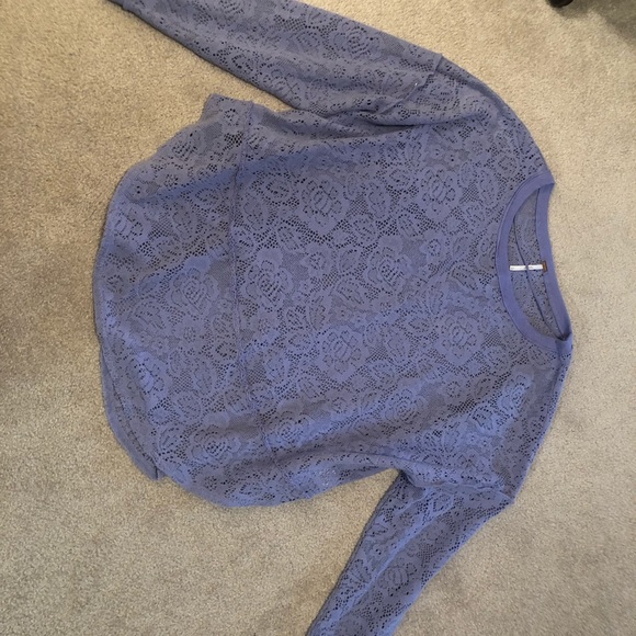 Free people lace oversized shirt - Picture 2 of 6